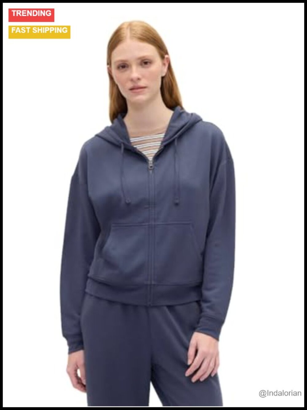Women's Full Zip Hoodie Fleece Pullover Sweatshirt